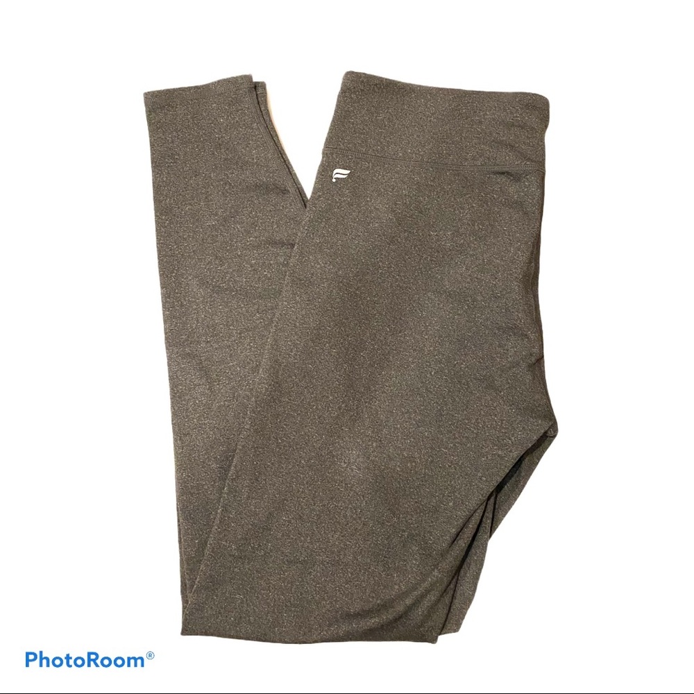 Fabletics Powerhold Charcoal Leggings Size M